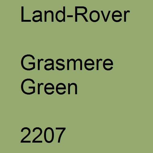 Land-Rover, Grasmere Green, 2207.